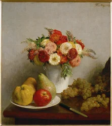 Flores y frutas