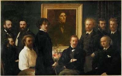 Homenaje a Delacroix (óleo sobre lienzo)