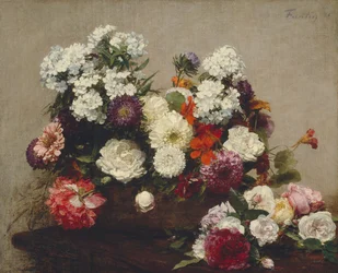 Naturaleza muerta con flores