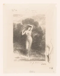 Una mujer joven con un hijo
El joven enfermo
Gedichten van André Chénier (título de la serie)
Ilustraciones para las Poésies d