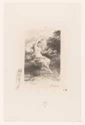 Lydé vela por su amante dormido
Lydé
Poemas de André Chénier (título de la serie)
Ilustraciones para poemas de André Chénier (título de la serie)