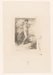 Néere met wapperende sluier
Néere
Gedichten van André Chénier (título de la serie)
Ilustraciones para las Poésies d