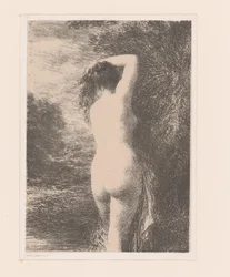Bañista de pie
Baigneuse debout