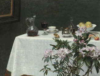 Naturaleza muerta: Esquina de una mesa, 1873