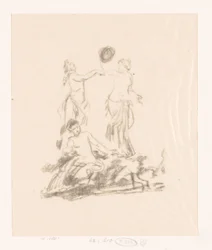 Estudio de tres mujeres bailarinas