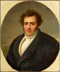 Retrato del compositor François-Adrien Boieldieu (1775-1834), por Riesener, Henri-François (1767-1828). Óleo sobre lienzo. Philharmonie de Paris