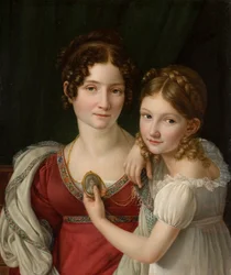 Retrato de una madre con su hija