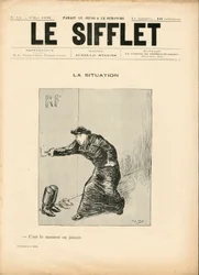 Le Whistle, número 14, satírico en N & B
