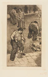 Los pavimentadores de calles, 1894