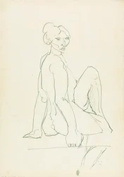 Figura femenina sentada
