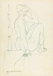 Figura femenina sentada
