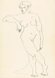 Figura femenina de pie