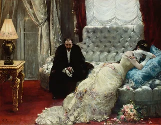 Regreso del baile, 1879