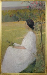 La Musa (pintura sobre lienzo)