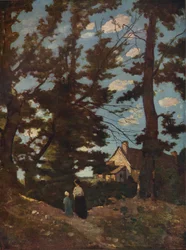 Un paisaje, c. 1915