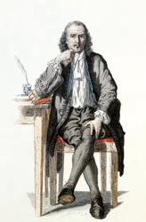 Pierre Corneille (1606-1684) dibujado por Geoffroy