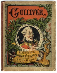 Retrato de Lemuel Gulliver. Portada de “Los viajes de Gulliver” por Jonathan Swift (1667-1745)