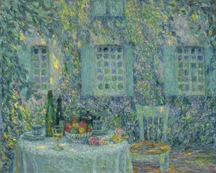 La mesa. El sol en las hojas, Gerberoy, 1917