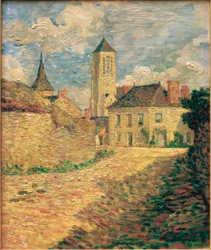 El pueblo de Champigné, Maine-et-Loire