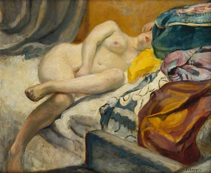 Desnudo reclinado