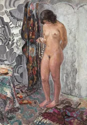 Desnudo de pie con un collar, c. 1923
