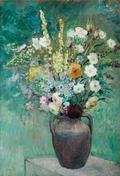Jarrón de flores, c. 1913-1914