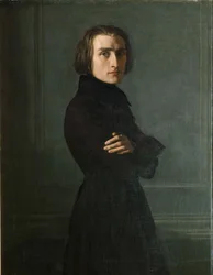 Retrato del Compositor Franz Liszt 1811-1886, 1839