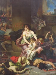 Joás salvado de la masacre de la familia real, 1867