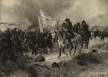 Batalla de Ramillies, 1706 (grabado)