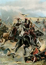 La Caballería Ligera en Wagram