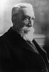 Anatole France (1844-1924) escritor francés, foto de Henri Manuel