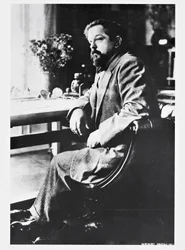 Retrato del compositor y pianista francés Claude Debussy (Saint-Germain-en-Laye