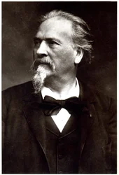 El escritor francés Frederic Mistral. Foto de Henri Manuel, Francia, c.1900 (foto b/n)