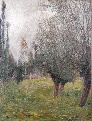 Paisaje con árboles
