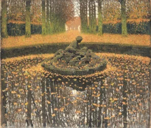 El estanque de la Reina, Versalles, c.1920