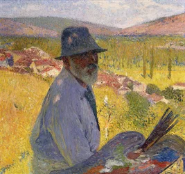 Autorretrato en La Bastide-du-Vert; Autoportrait à La Bastide-du-Vert, 1905