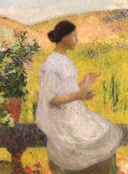 El vestido azul, 1917