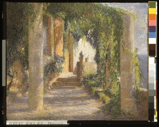 La Pérgola (óleo sobre lienzo)