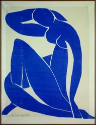 Desnudo azul II