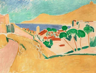 Collioure en agosto, c.1911 (óleo sobre lienzo)