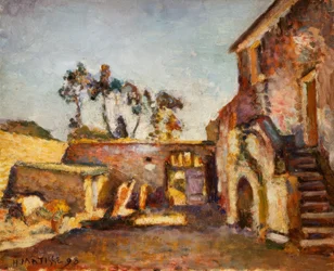 Patio del molino de Ajaccio