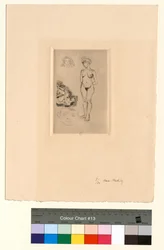 Dos desnudos, dos cabezas de niño