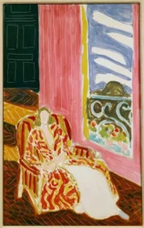 Mujer en la ventana o La puerta negra