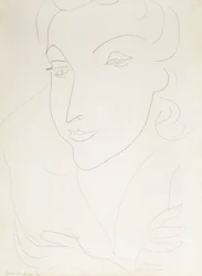 Cabeza de mujer joven