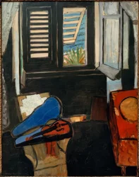 Interior con violín
