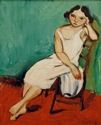 Niña sentada