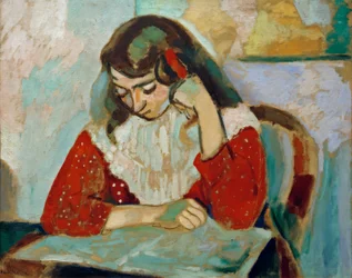 Marguerite leyendo