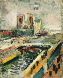 Notre-Dame, c.1900 (óleo sobre lienzo)