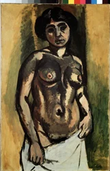 Desnudo. Negro y oro