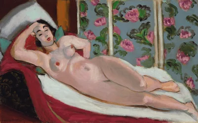 Desnudo en una chaise longue